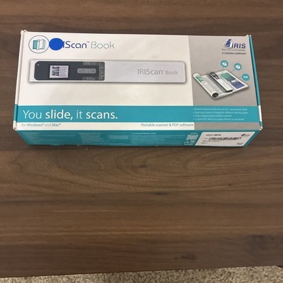 Canon IRIScan Book 5 Handheld Portable Document Scanner USB White 458743 NIB