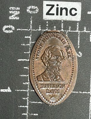 Stone Mountain Park Atlanta Georgia Jefferson Davis Elongated