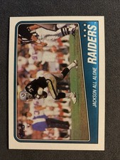 1988 Topps Jackson All Alone . Los Angeles Raiders #325