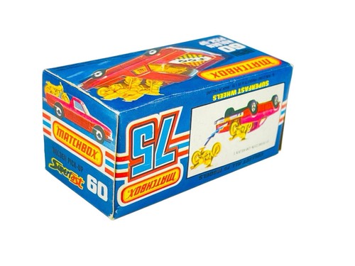 Matchbox Lesney Superfast MB60 Holden Pick-up Yellow Motorcycles w/J Style Box - Picture 9 of 12