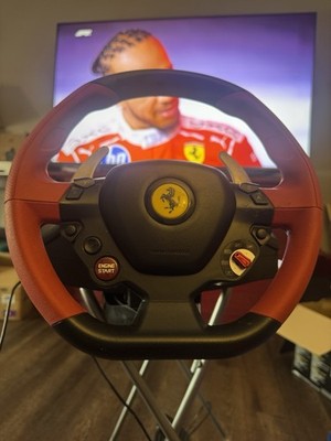   Thrustmaster Ferrari 458 Spider Racing Wheel Xbox One Complete In Box  
