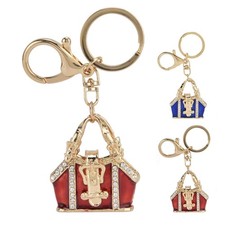 Women Keychain Diamante Handbag Personalised Keyrings for Women Girls Car Key