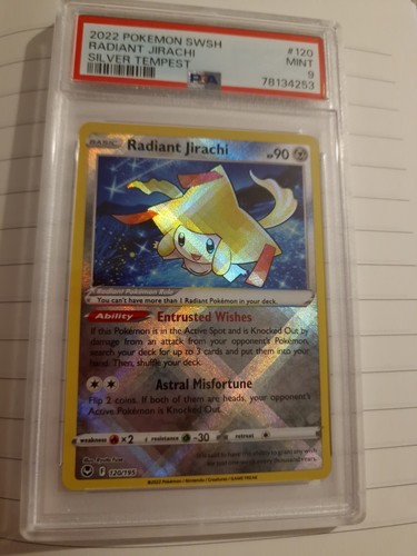 Pokémon TCG Radiant Jirachi Silver Tempest 120/195 Ass bewertet neuwertig 9 - Bild 1 von 2