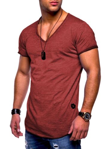 Behype Herren Oversize T-Shirt Oval Longshirt Longtee Longline Clubwear NEU - Bild 9 von 11