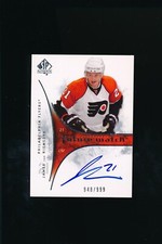 2009-10 SP Authentic Future Watch #206 James Van Riemsdyk Auto 948/999 RC