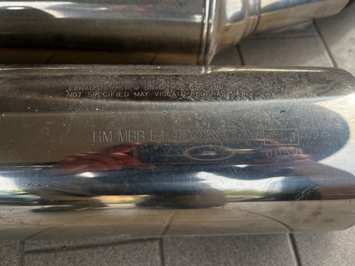 coppia di terminali di scarico per moto Honda - Foto 2 di 7