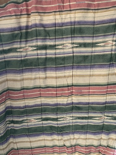 Vintage Ralph Lauren Desert Spring Native Southwest Serape Full/Queen Comforter - Picture 6 of 12