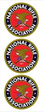 3 2 Round Nra National Rifle Association Logo Car Decal Sticker Vinyl American 3 2 Round Nra National Rifle Association Logo Car Decal Sticker Vinyl American