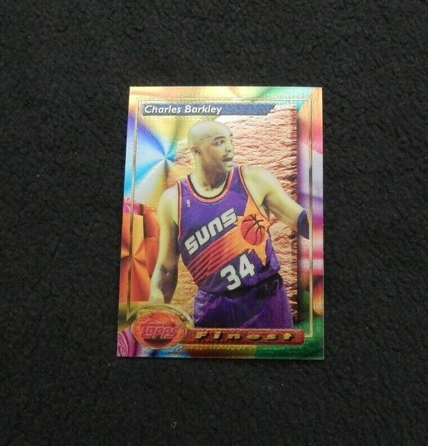 1993 94 TOPPS FINEST CHARLES BARKLEY PHOENIX SUNS CARD 200 EBay