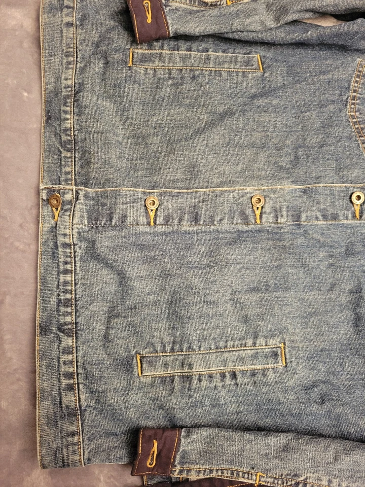 Chaqueta vaquera vintage Sean John Denim juvenil grande 16 18 Y2K años 90 retro grunge rock Foto 4 de 4