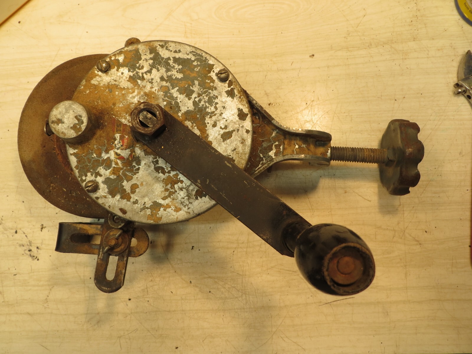 Vintage Craftsman Hand Crank Bench Grinder for PARTS Gear Teeth