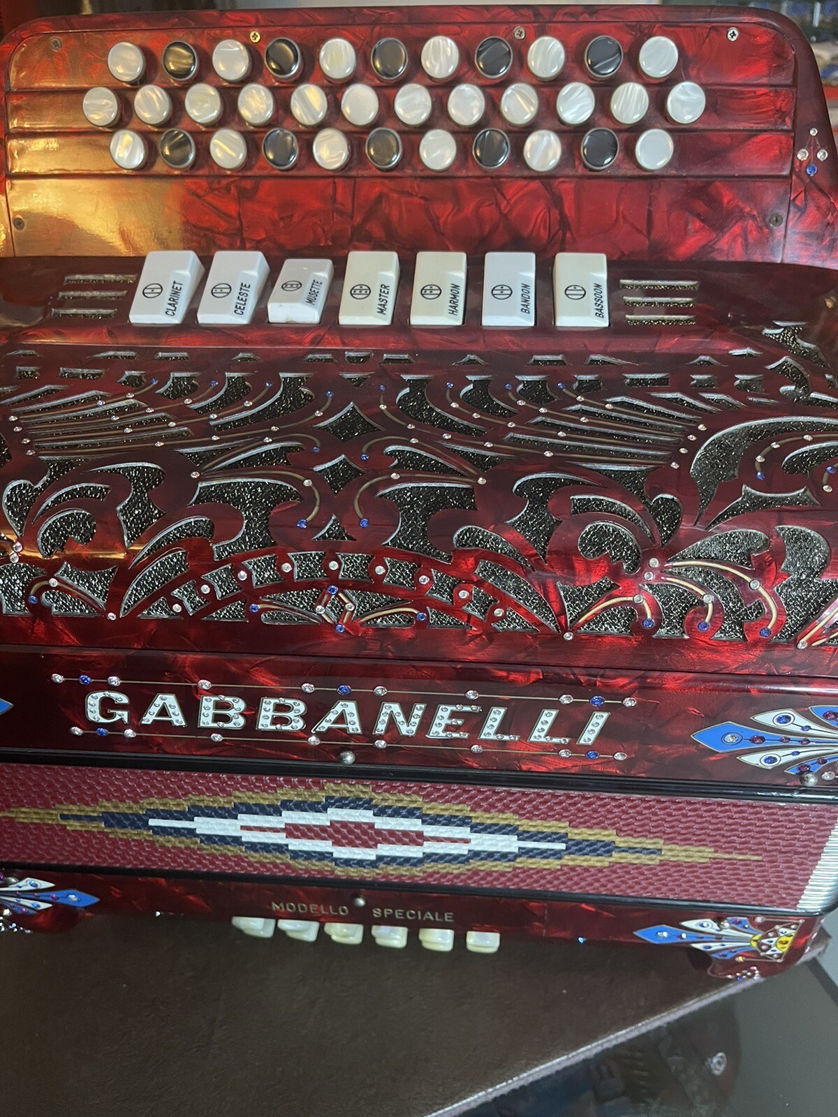 accordion Gabbanelli 7 Registros Tono Fa FBbEb Excellent Condition eBay