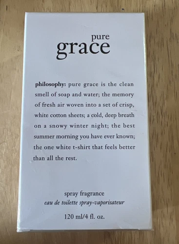 Philosophy Pure Grace 4oz  Women's Eau de Toilette Spray Fragrance NIB Sealed