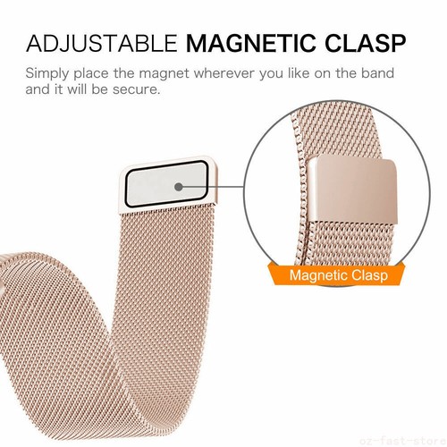 Samsung Galaxy Watch 4 5 6 7 42/43/44/45/46/47 Bands Stainless Steel Metal Strap - Picture 4 of 20
