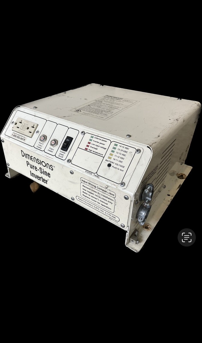 SENSATA DIMENSIONS 12/1800N Low Frequency 1800 WATT 12 Volt Heavy