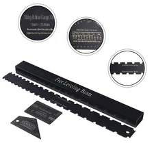 4 PCS Luthier Tools Guitar Neck Straight Edge Fret Leveling Beam/ Ruler Kit Set