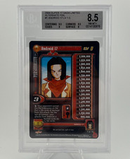 1x DBGT TCG ANDROID 17 LV1 ALT FOIL HOLO 1 SUPER 17 SAGA LIMITED BGS 8.5 POP 1