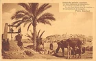 Old postcard ALGERIA L'ABREUVOIR NEAR DES PUITS