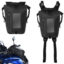 Oxford Aqua S8 Tank Bag Black Motorcycle Waterproof Motorbike Strap-On Bag
