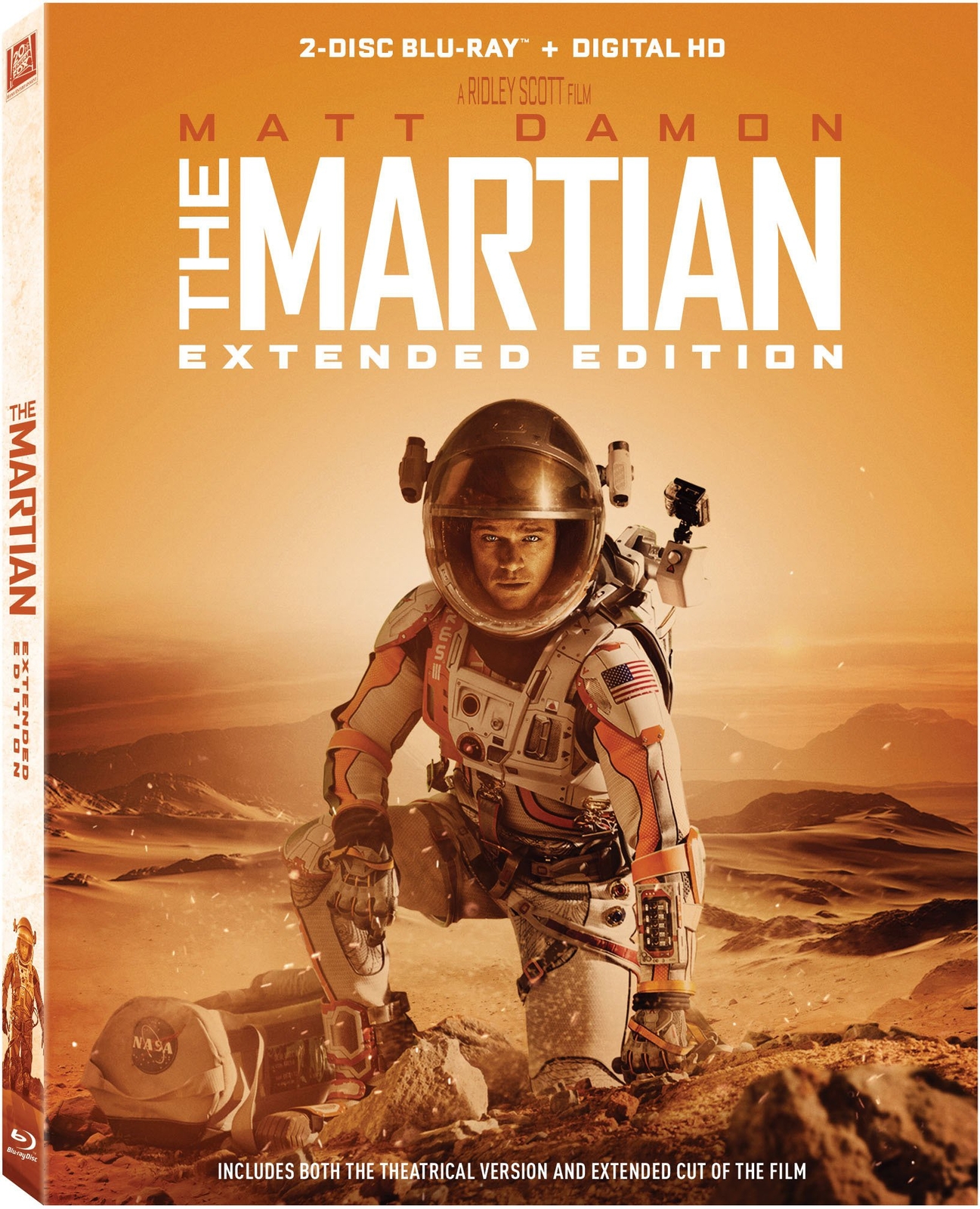 The Martian: Extended Edition (Blu-ray) Jeff Daniels Matt Damon Michael Pena