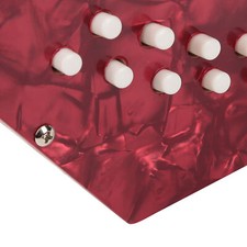 Professional 20 Buttons Accordion Concertina Musical Instrument Red