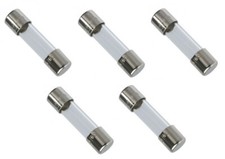 1 Amp Fuse, 5 PACK, Glass 6x30mm, 1/4" x 1-1/4", F1AL250V, USA Stock