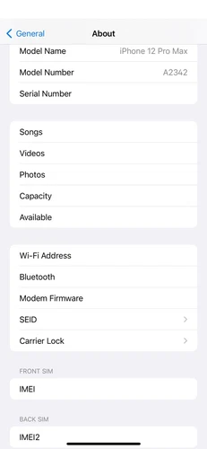 Apple iPhone 12 Pro Max Physische Dual Sim Modifikation A2412 Zwei Nano SIM Karten - Bild 5 von 34