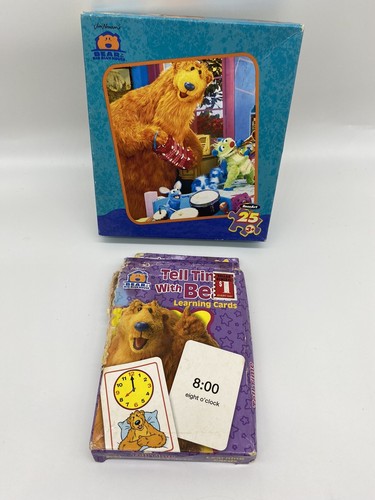 Rose Art Jim Henson’s Bear In The Big Blue House Puzzle And Time Learning Cards - Picture 1 of 10