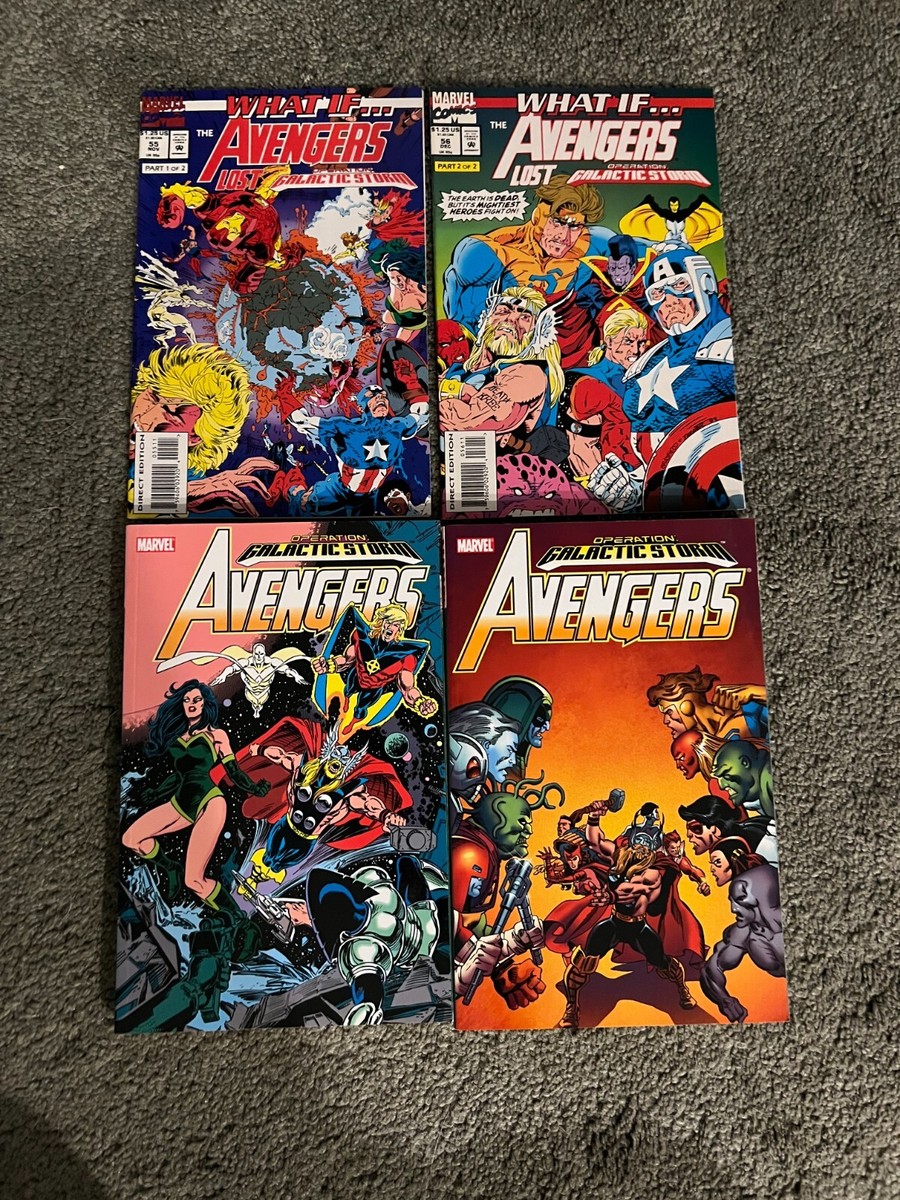 Avengers Operation Galactic Storm Vol 1+2 What If Avngrs Lost Op
