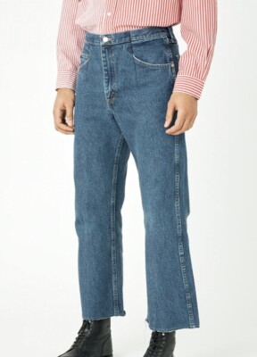 E.L.V. Denim Mid Blue Match Flare Jeans W27 , L28 RRP: £300