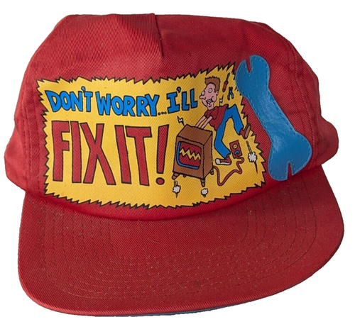 Don't Worry …I’ll Fix It! Snapback Trucker Hat One Size Fits All 100% Cotton