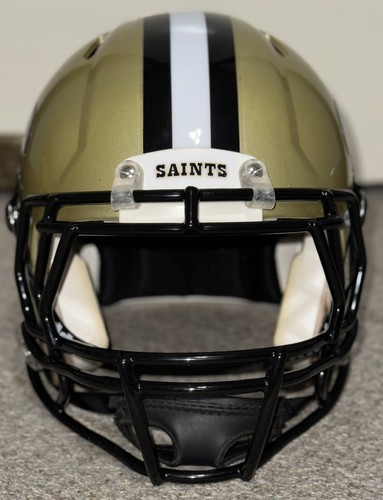 ⚜️New Orleans Saints - Riddell Speed Football Helmet - Picture 5 of 15