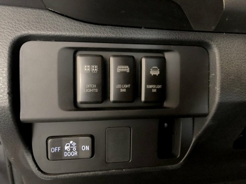 12 VOLT POWER White Backlit Switch Tall Push Button 1.54"x 0.83" (Fit: Toyota) - Picture 4 of 6