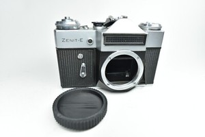 Zenit E analoge Kleinbildkamera nur Gehäuse - selbstklebender Verschlussvorhang & Rückspulhebel Servi