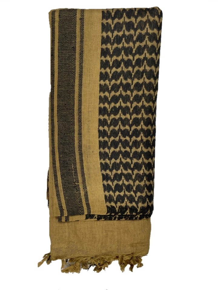 NUEVO Peso Pesado 100% Algodón Shemagh Tactical Desert - Keffiyeh Cubierta Bufanda Foto 4 de 4