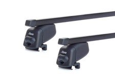 Atera Signo Vierkantstahl Dachträgerpaar für Renault Clio Laguna Reling - 044207