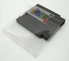 10x NINTENDO NES GAME CARTRIDGE - CLEAR PROTECTIVE BOX PROTECTOR SLEEVE CASE