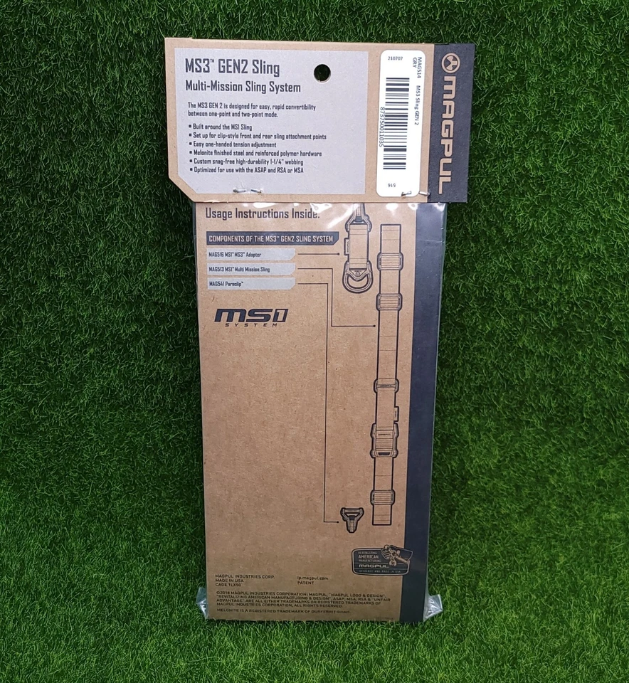 Magpul MS3 Gen 2 Sistema de Eslinga Multi Misión/Juego Giratorio, Gris - MAG514-GRY Foto 2 de 2