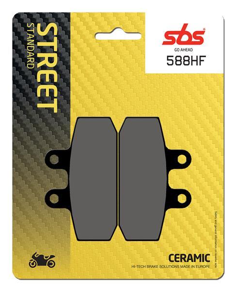 SBS Street Front Ceramic Brake Pads - 588HF - HONDA XL 200 R