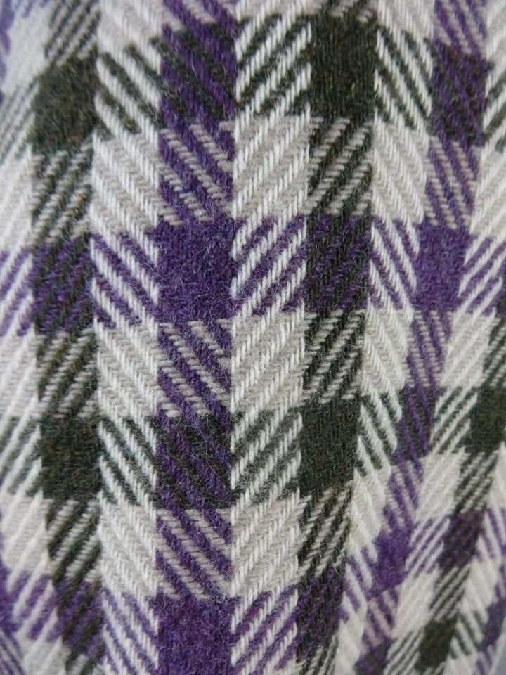 CHAQUETA BLAZER KAREN SCOTT PETITES MUJER BEIGE PÚRPURA MEZCLA LANA TALLA 8 Foto 3 de 4