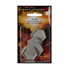 Battletech 20-800 Hex Bases (4 pack) New Iron Wind Metals