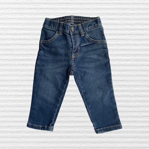 Neu Old Navy Baby Jungen Mädchen klassische Jeans blau Denim gerades Bein Größe 12-18M