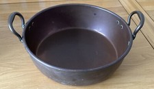 Antique Handmade French Copper Confiture Conserves Jam Making Pan 3.2kg