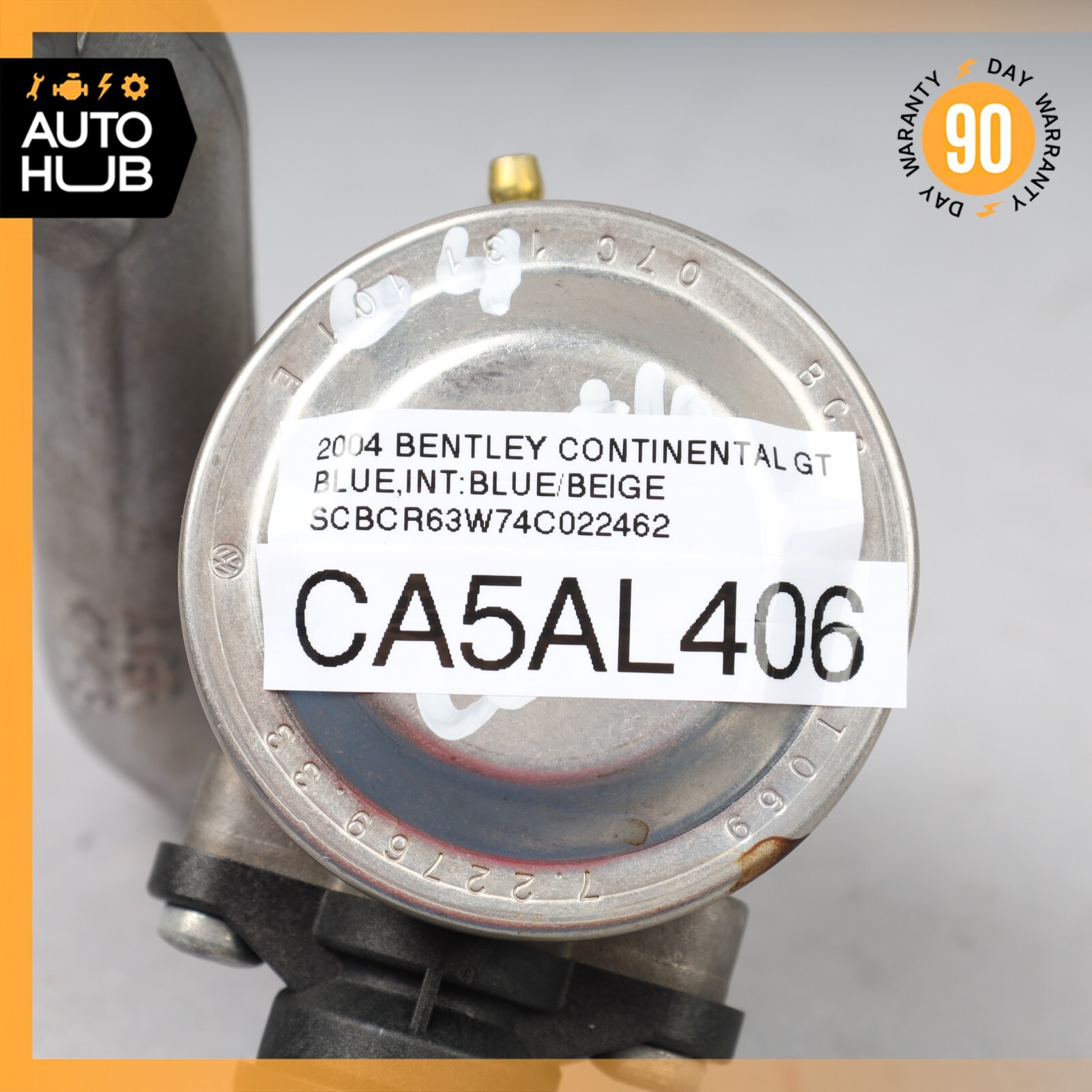06-18 Bentley Continental GT GTC Left Air Pump Check Valve EGR Emission OEM