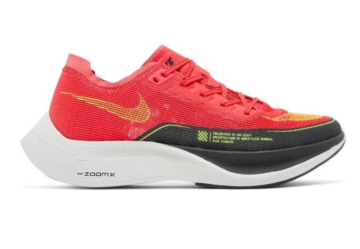 Nike ZoomX Vaporfly Next% 2 Running Shoes Men Size 15 Red Volt Grey Black CU4111-600