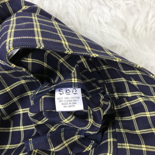 a in vita vita Taglia vita 6 bassa Ny con Blue cintura bassa Nwt a Plaid Pantaloni Sea con cintura dvYwxgd