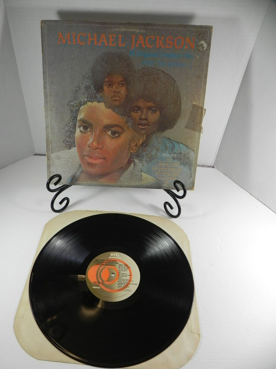 Michael Jackson 14 Original Greatest Hits w/ Jackson 5 LP K-Tel NU