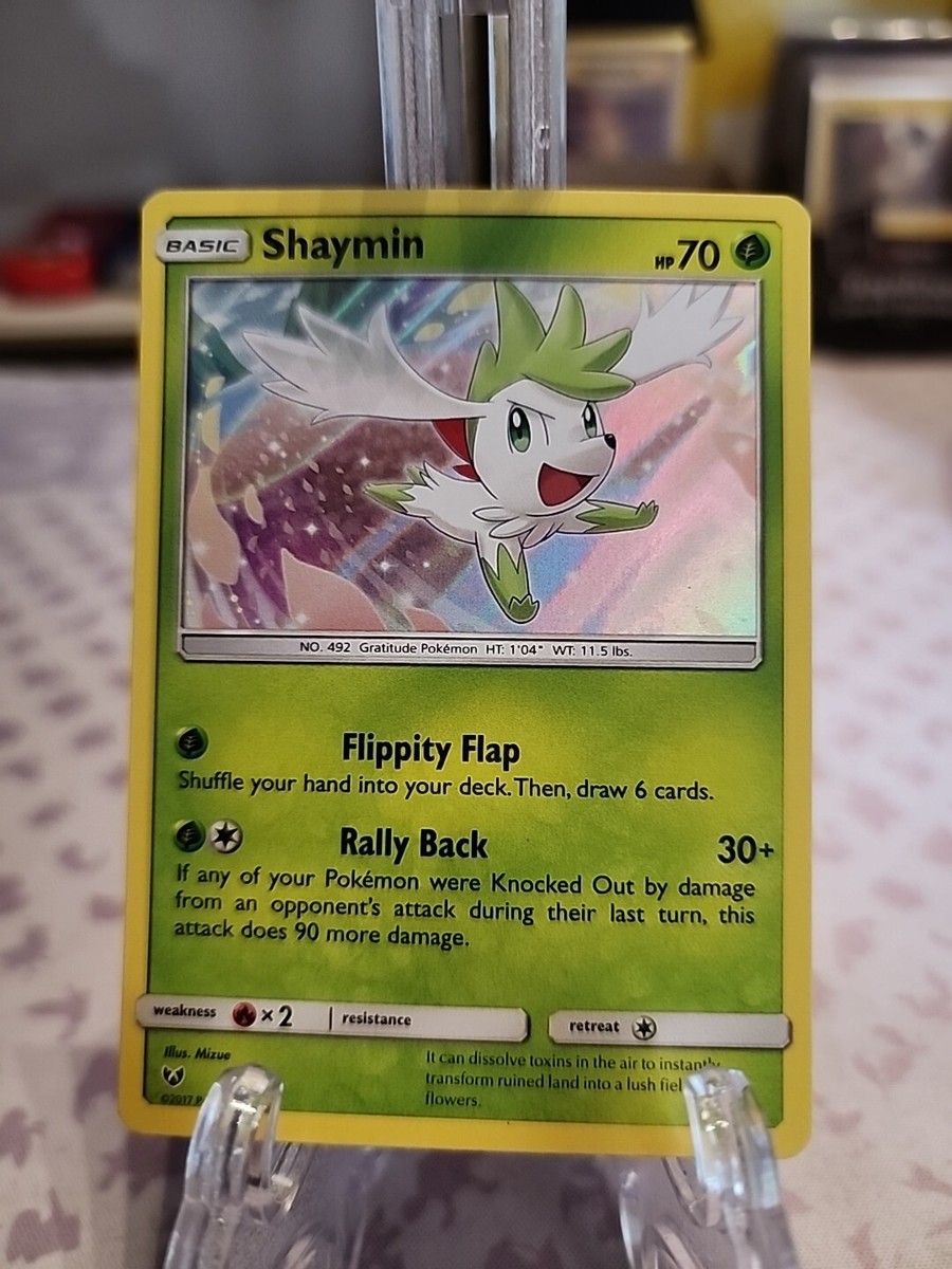 pokemon trading card game shining legends Pokémon TCG Shaymin Shining Legends 7/73 Holo Holo Rare