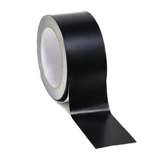 Black Aluminum Foil Tape Black Adhesive Aluminum Foil Tape High Temp Heavy D...