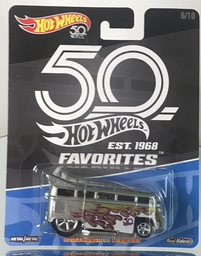 Hot Wheels - 50th Anniversary Favorites - Volkswagen T1 Drag Bus - Picture 2 of 7